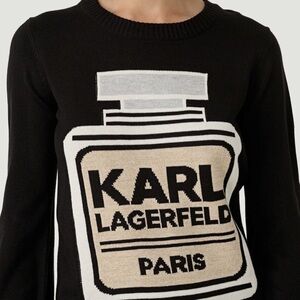 NWT Karl Lagerfeld Paris Perfume Bottle Sweater Size XS